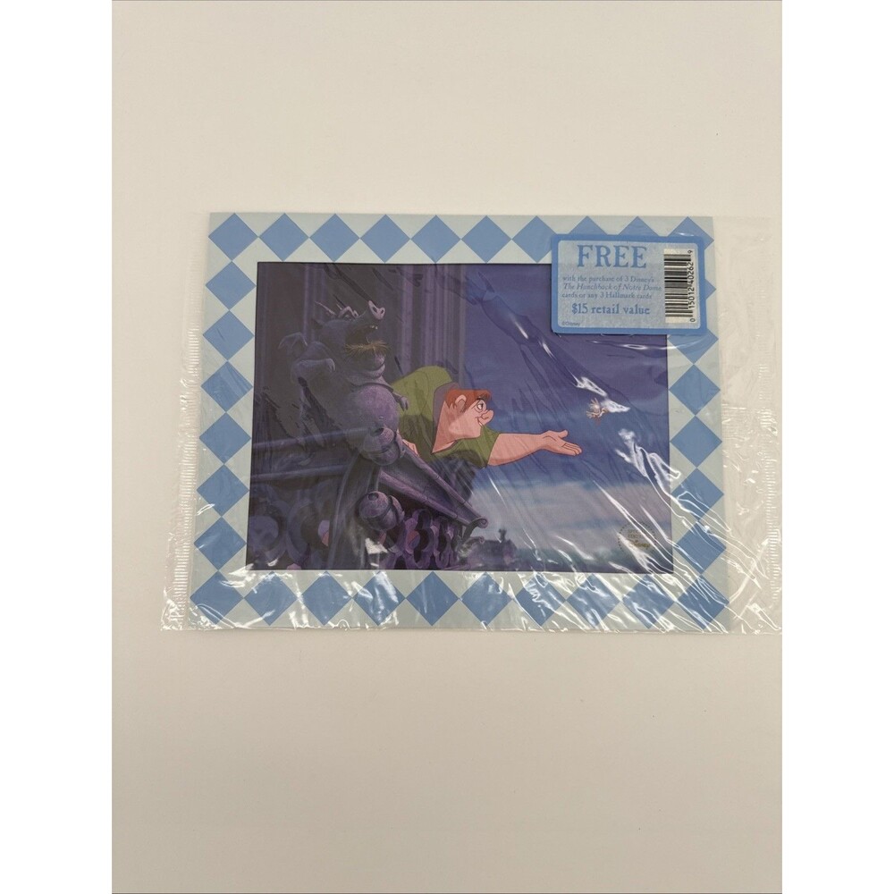 Disney Huntchback of Notre Dame Lithograph Sealed, 1996 Hallmark